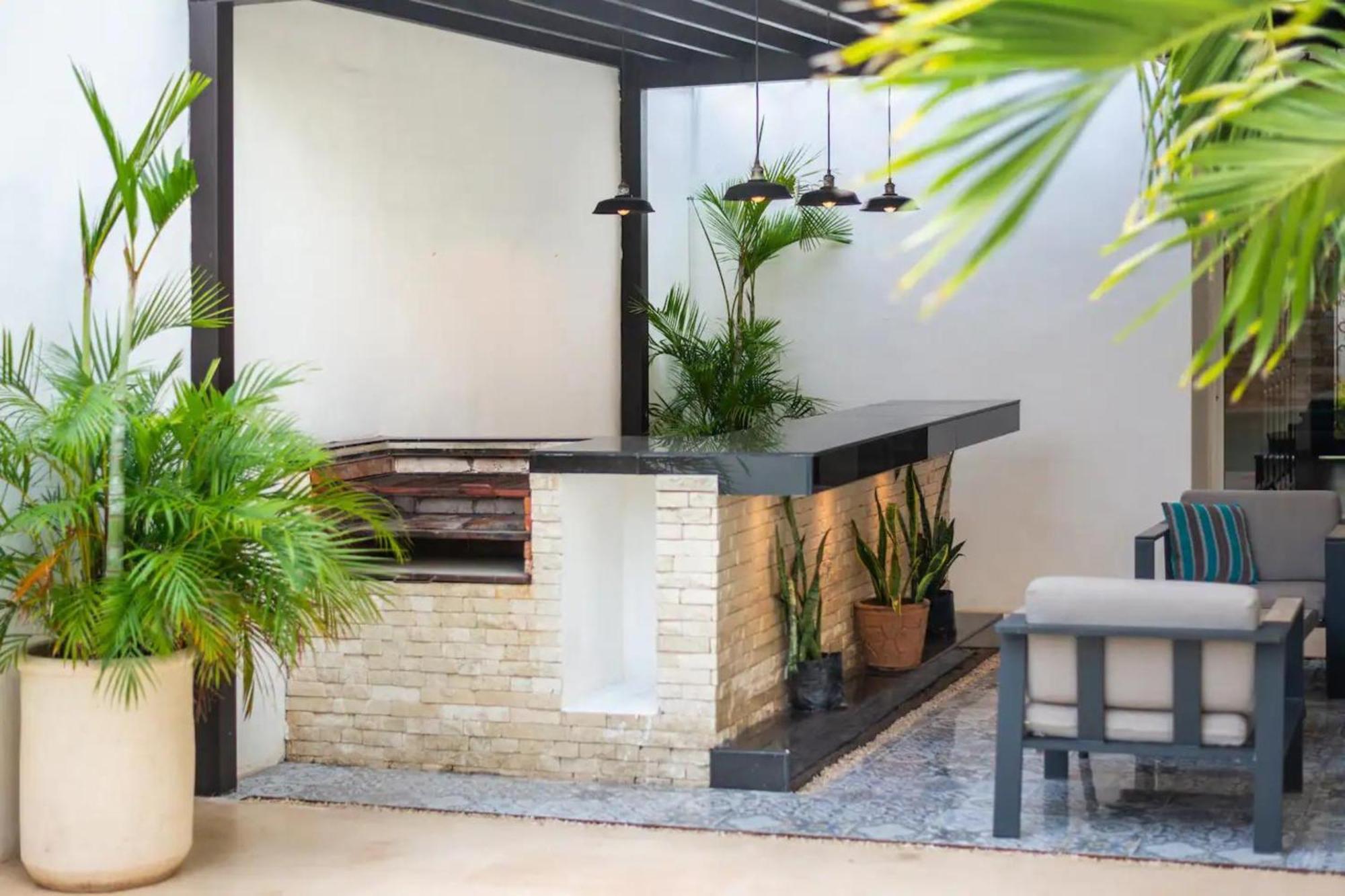 Villa Moderna Con Alberca, Gimnasio Y Cochera Merida Ngoại thất bức ảnh